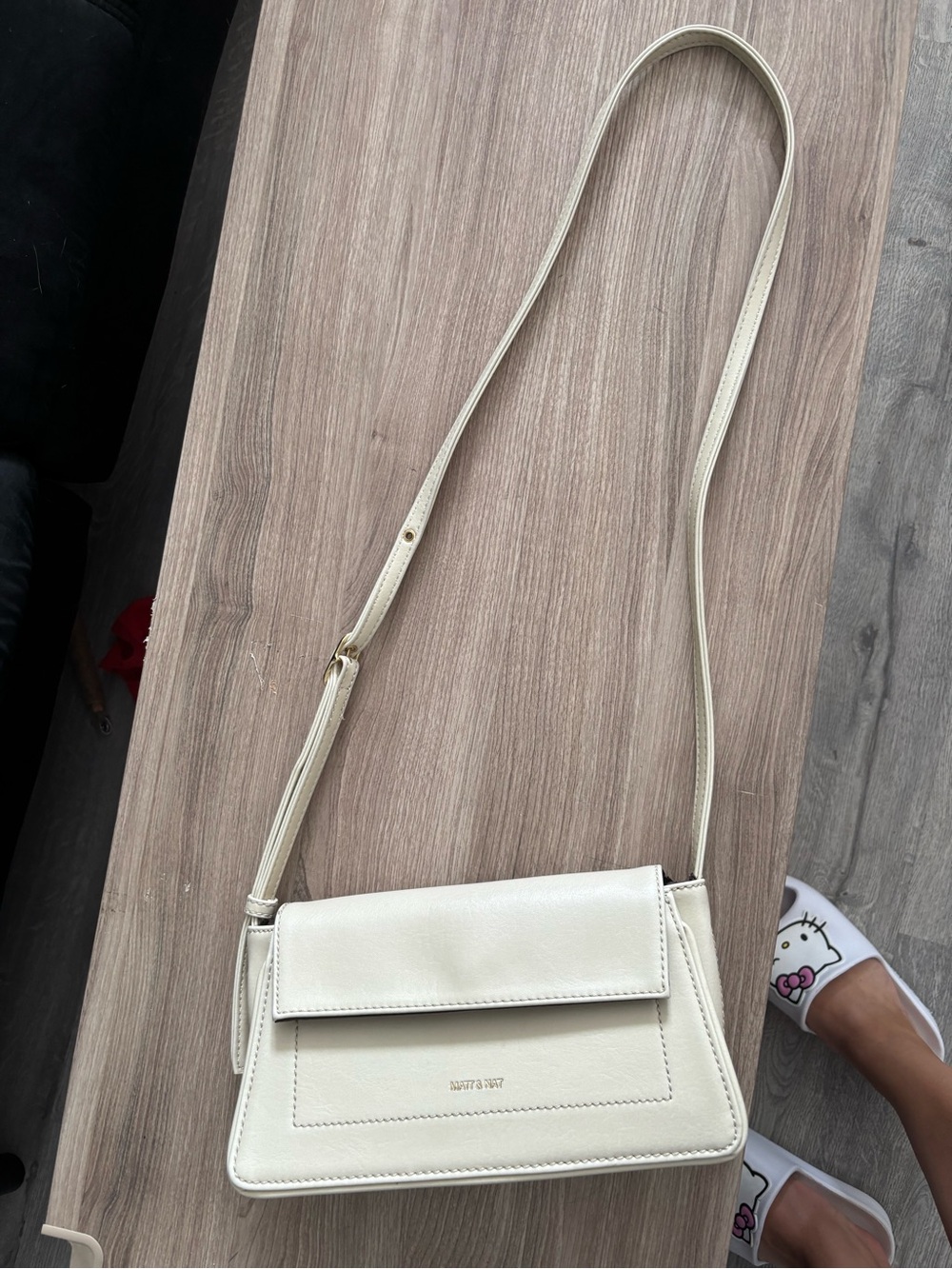 Matt and nat Cream Crossbody Bag
